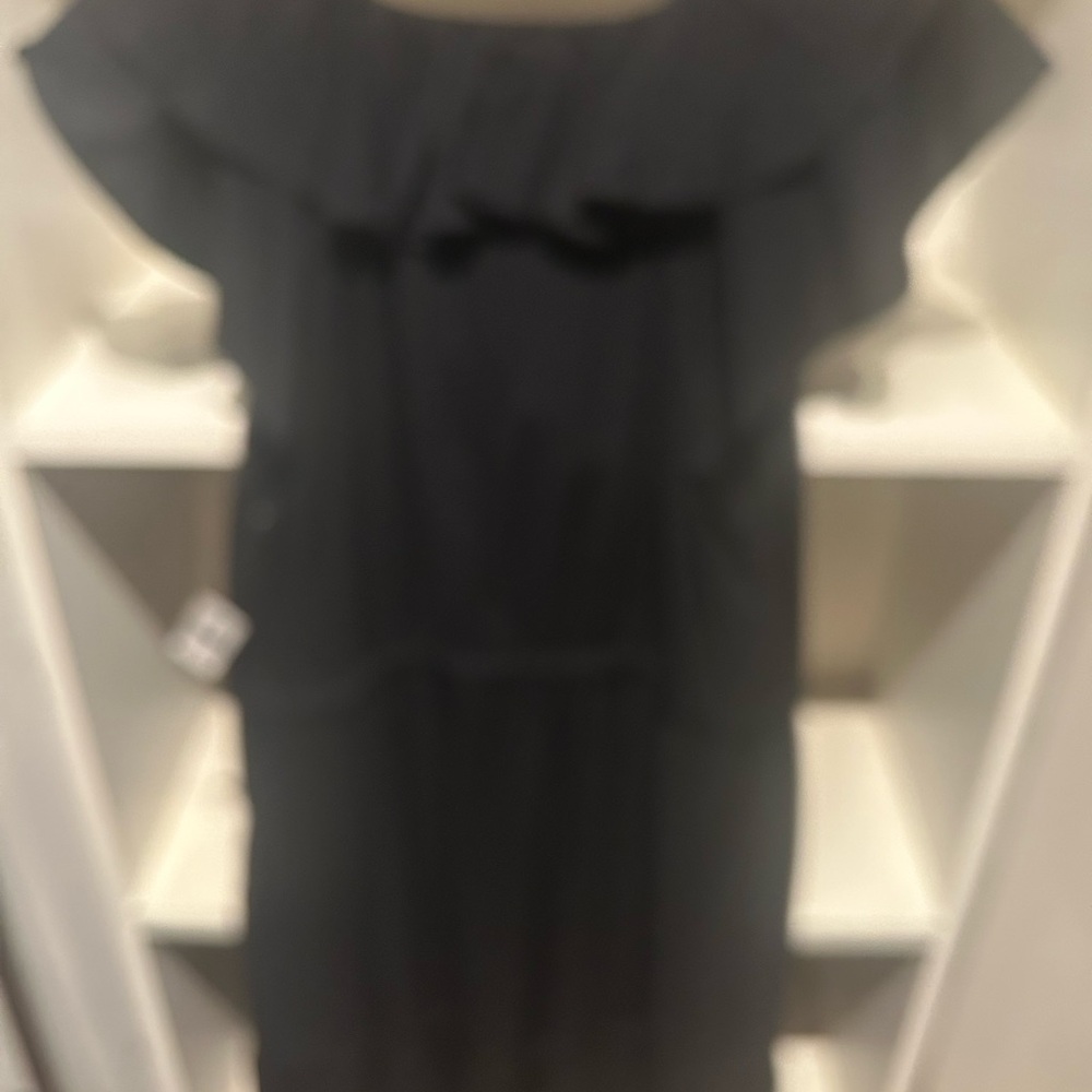 Old Navy black ruffle dress size large new with tags - Picture 14 of 16
